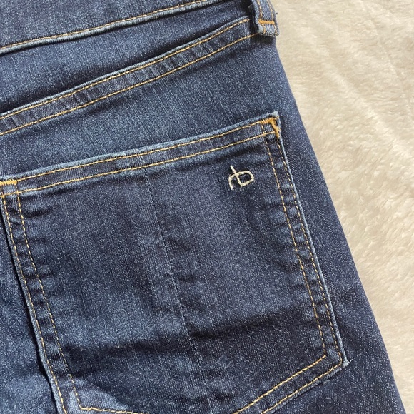Rag & Bone 10 inch skinny frayed hem jeans - Picture 3 of 6